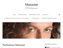 Tablet Screenshot of manasse.de